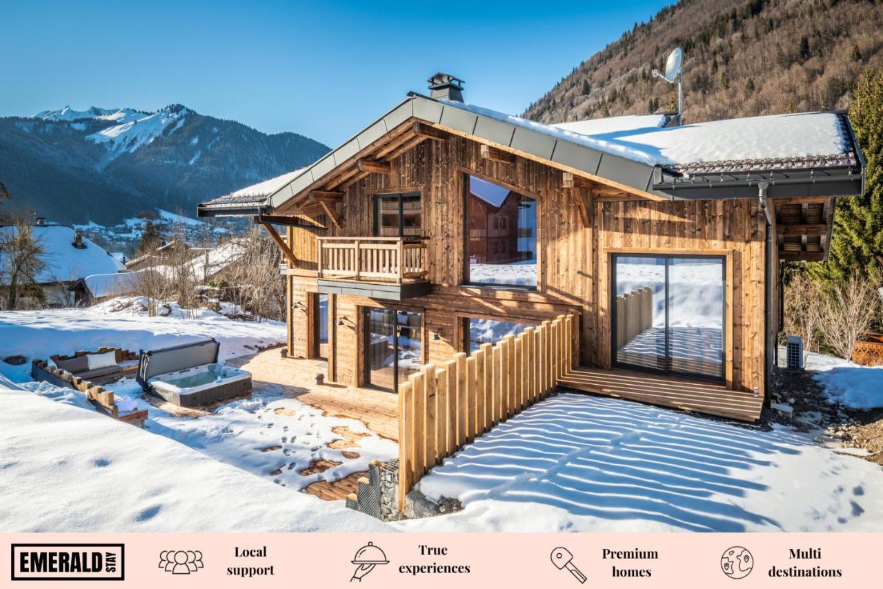 Chalet Azobe Morzine - By Emerald Stay 몽트리옹 외부 사진